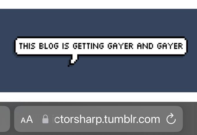 Throwback: Victor Sharp&nbsp;thread