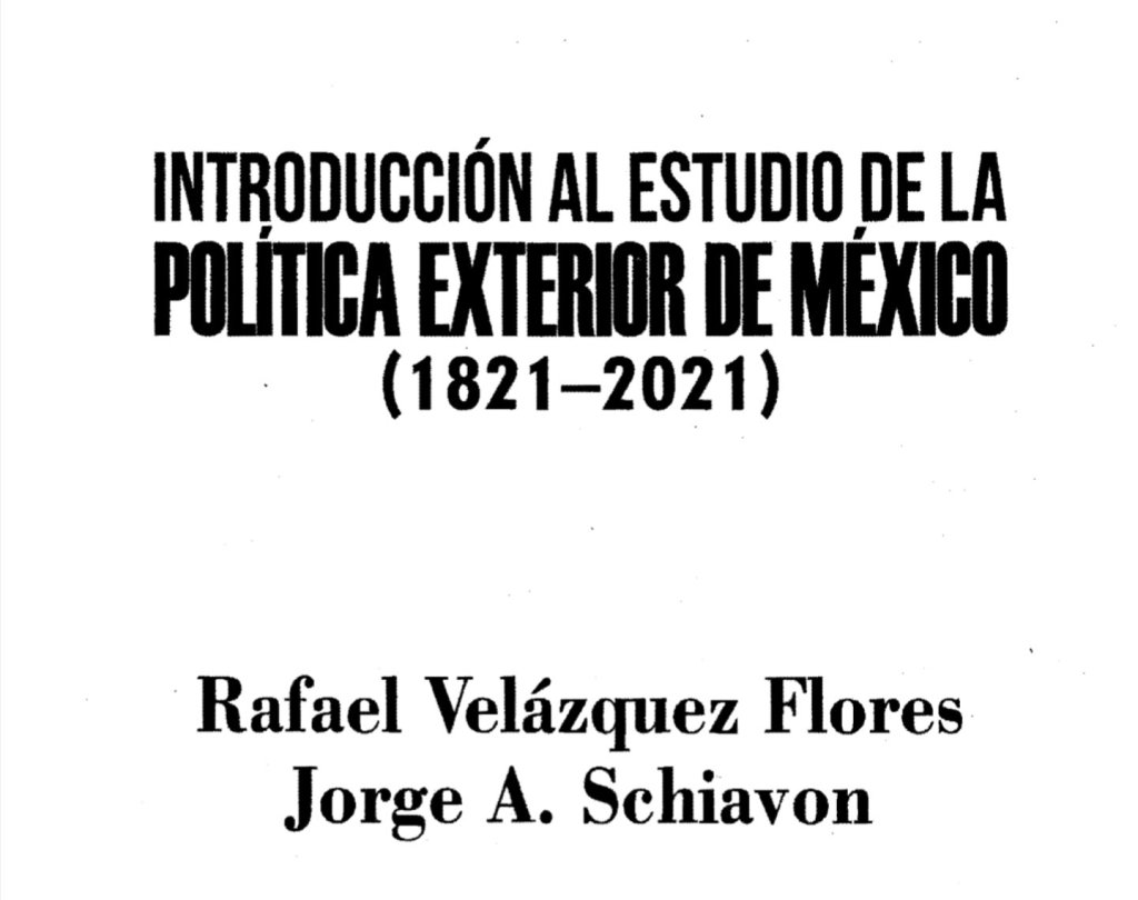 BookCat: Introduction to the Study of Mexican Foreign Policy by Rafael Velazquez Flores and Jorge Schiavon&nbsp;thread