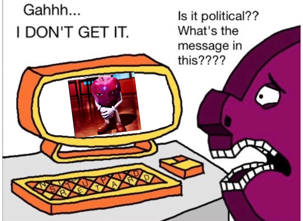 They’re now scared of apples now