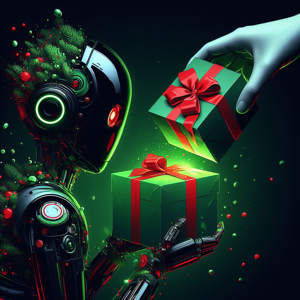 Merry Christmas Oomfies here is some wholesome Christmas AI&nbsp;art